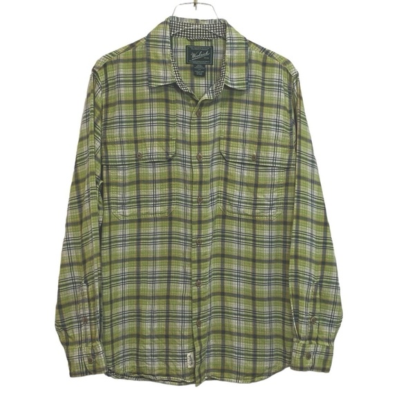 Woolrich Other - WOOLRICH - MENS SZ LARGE - ORGANIC COTTON - BUTTON UP PLAID LG. SLEEVE SHIRT B1